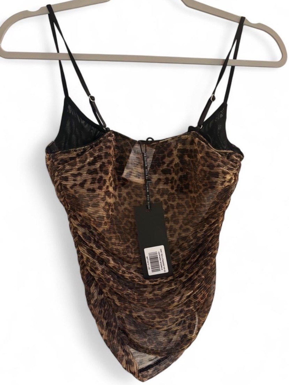 White fox Leopard Top - Picture 2 of 2